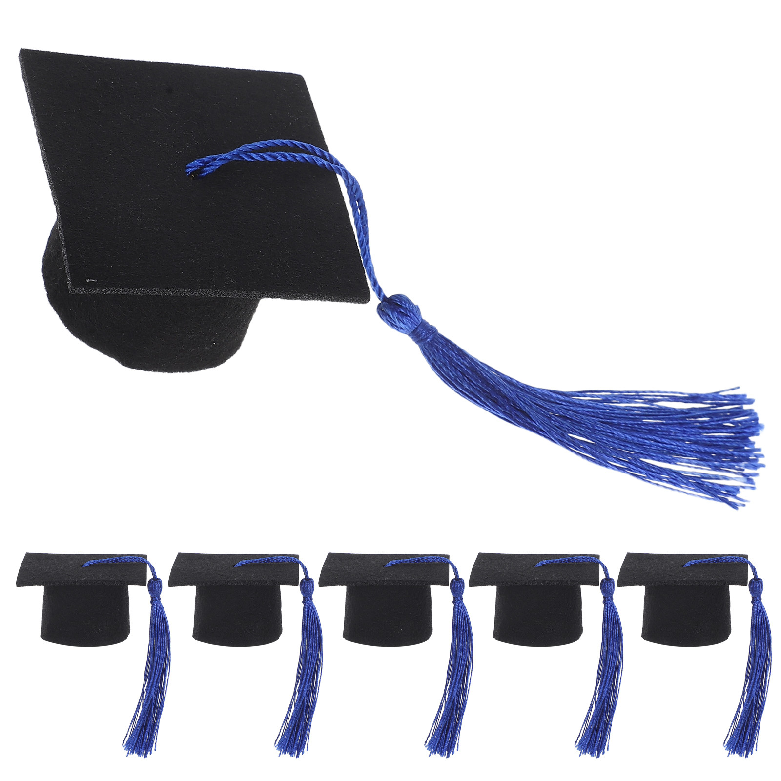 6Pcs Mini Doctoral Hat Wine Bo - Wine Beer Hat ulasan dan harga