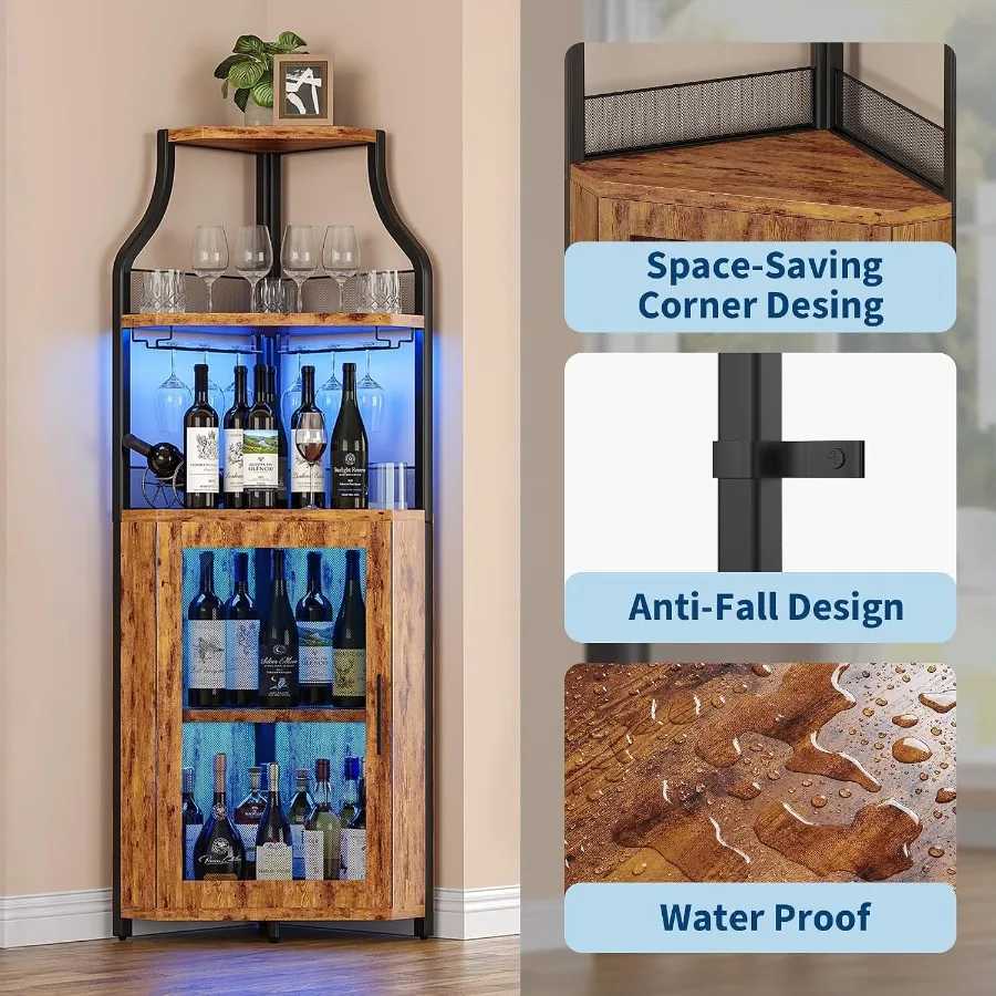 Corner Bar Cabinet for Home Us - Wine & Beer Guayaquil ulasan dan harga