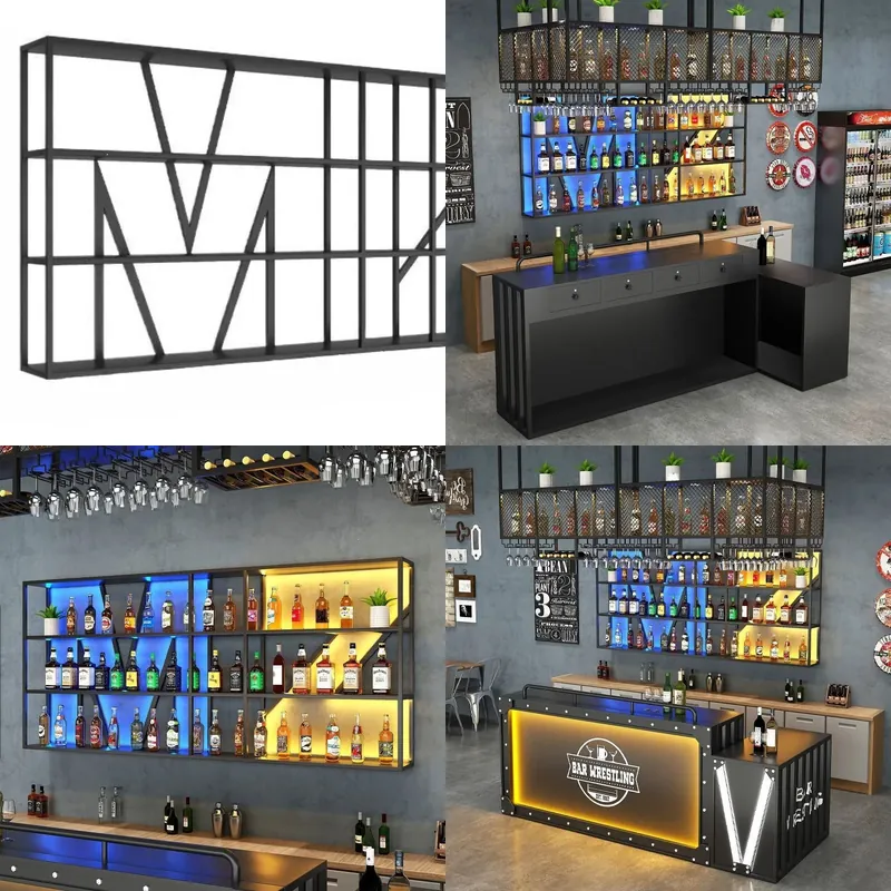 Wall Mounted Wrought Iron Wine - Wine & Beer Guayaquil ulasan dan harga